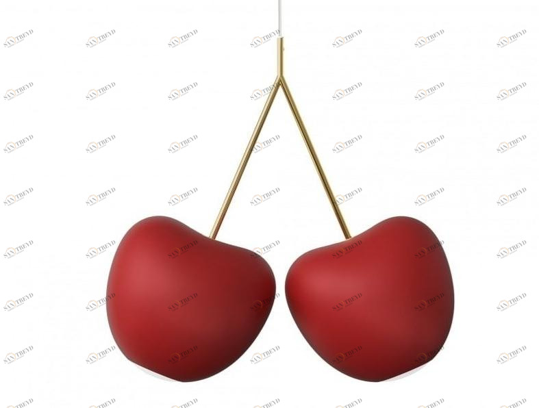 Qeeboo Светодиодный подвесной светильник из полиэтилена Cherry sun-id-1442661