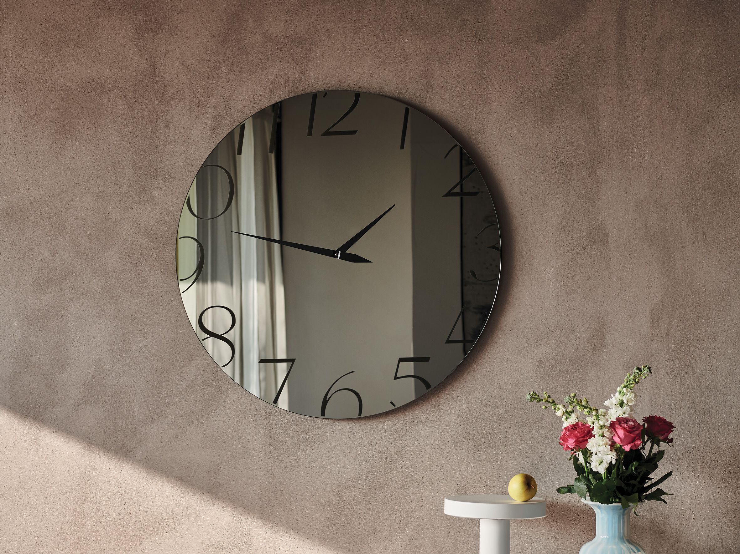 Настенные зеркальные стеклянные часы Cattelan italia MOMENT ARCH-00075273 - Вид №1