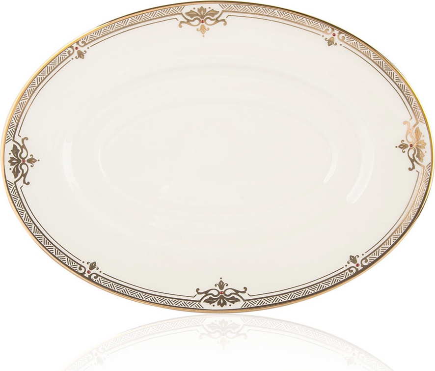 10573291 Lenox Блюдо овальное Lenox "Республика" 41см Фарфор костяной 