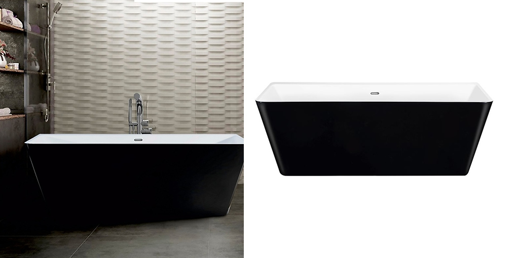 Ванна акриловая отдельностоящая Brown Wood Lagard VELA lgd-vla-bw - Вид №3