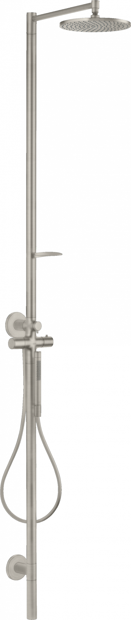 10912800 Душевая стойка с термостатом и верхним душем 240 1jet AXOR STARCK