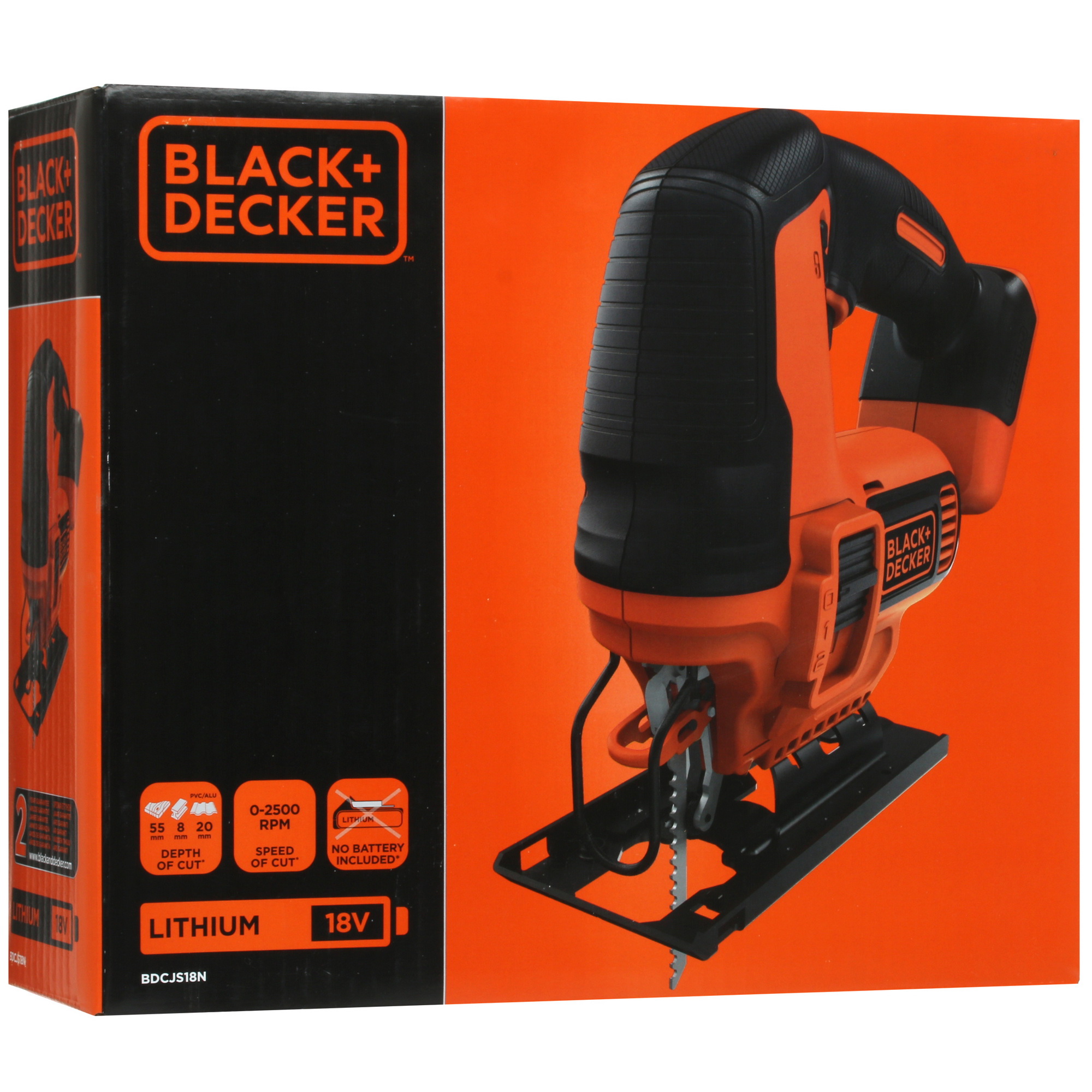Электрический лобзик Black&Decker BDCJS18N-XJ 18V , Без ЗУ, Без АКБ 5324090 Black+decker STDN-0022106 - Вид №6