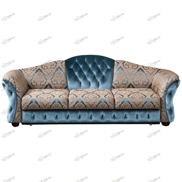 Диван Bellissimo прямой голубой с бежевым UNICO ДИЗАЙНЕРСКИЕ 248920 Голубой;бежевый 