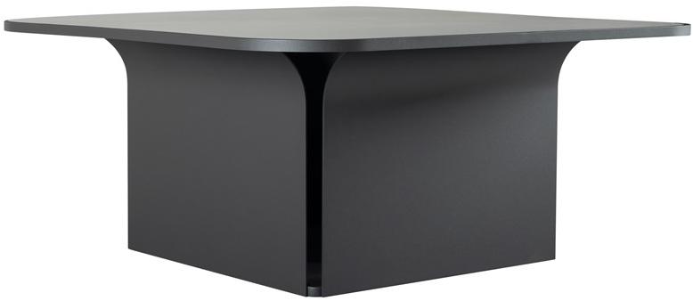 Tonin Casa Низкий квадратный журнальный столик из крашеного металла sun-id-1493333 - Вид №4