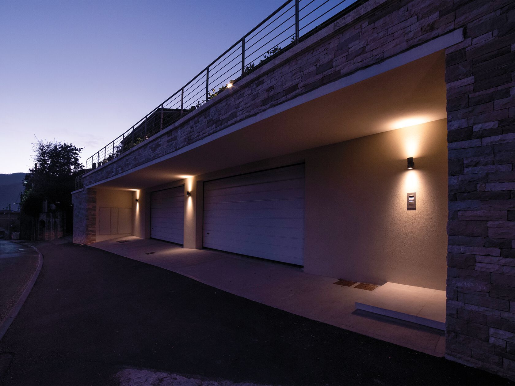 Алюминиевый светодиодный наружный настенный светильник [LND] общие ARCH-00121505 - Вид №4