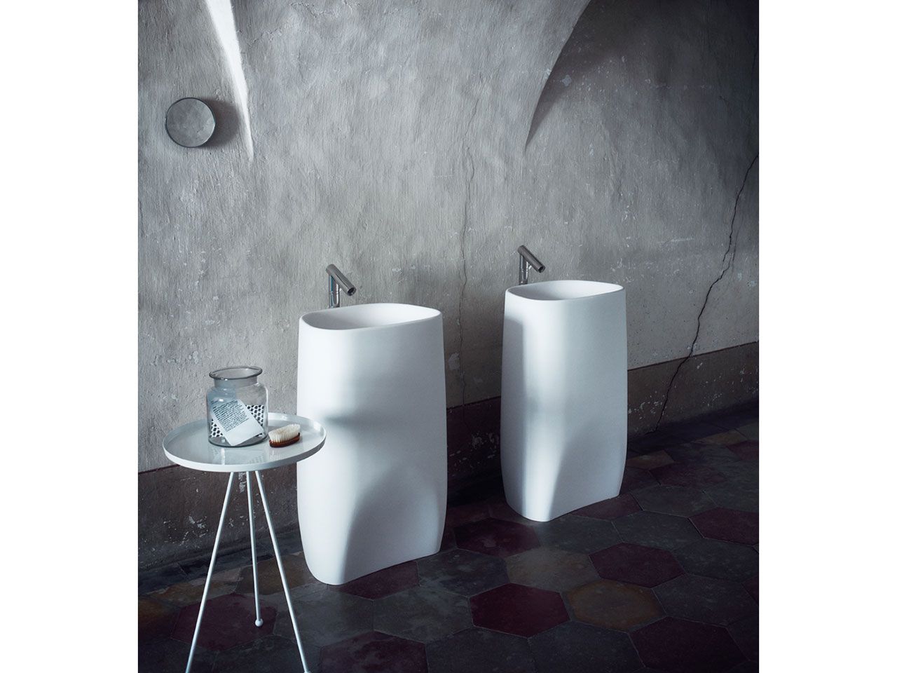 Отдельно стоящая раковина из Cristalplant® Agape Pear C ARCH-00006829 - Вид №1