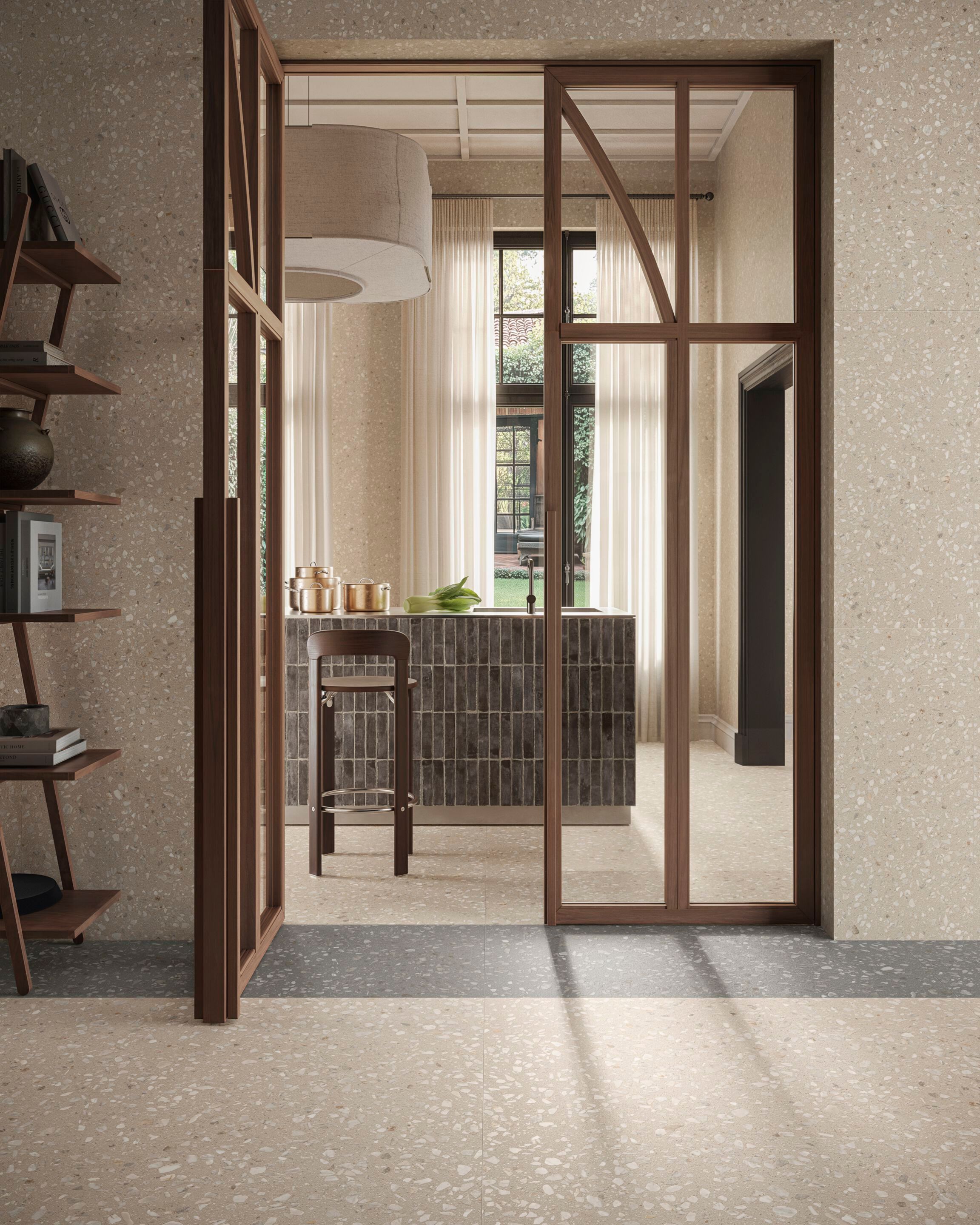 Пол / керамогранит с эффектом Венецианского терраццо CERAMICA SANT'AGOSTINO Glow ARCH-00047876 - Вид №1