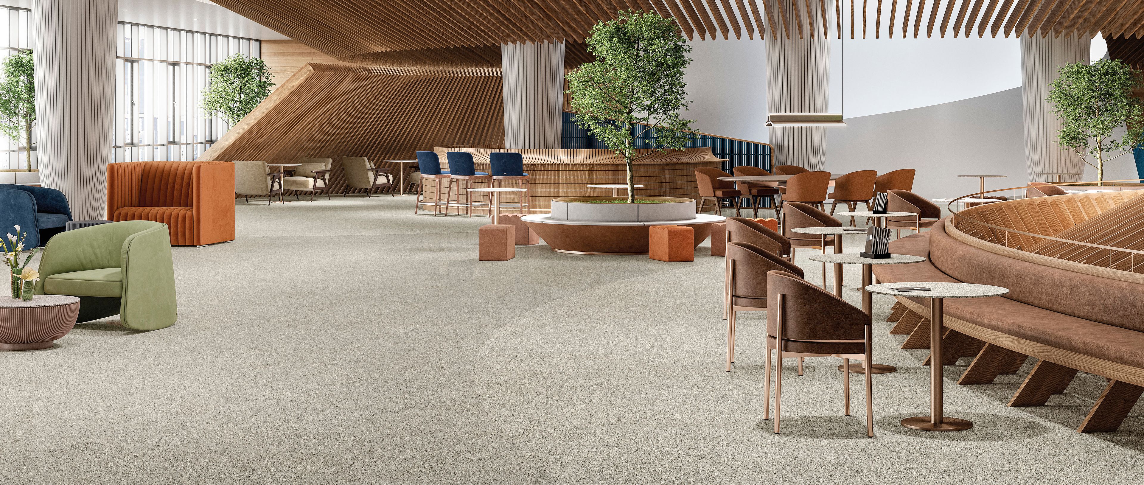 Пол / облицовка керамогранита с эффектом гранита для внутреннего и наружного применения FMG Palladio ARCH-00129438 - Вид №3