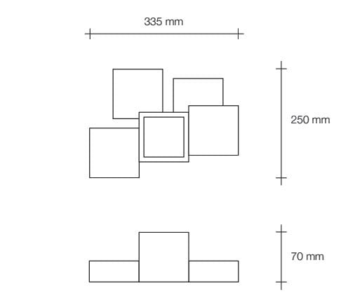 Гипсовый потолочный светильник Tecnico Side ARCH-00079672 - Вид №10