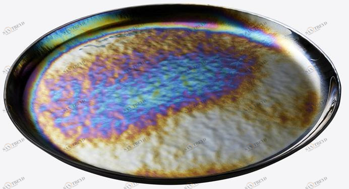 RADAR INTERIOR Круглый стеклянный поднос Mirage sun-id-1416400