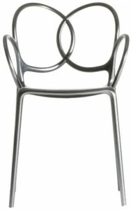 Driade Стул с подлокотниками из полипропилена с металлической отделкой Sissi