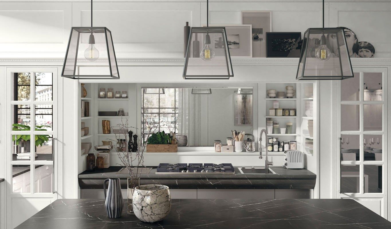 Встроенная кухня с островом Marchi Cucine итальянский вкус ARCH-00019933