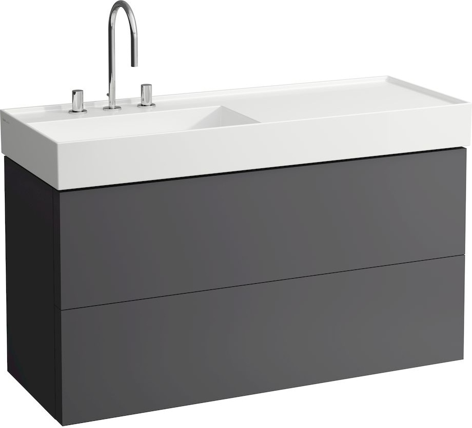 H8133324001581 Раковина, полочка справа, со специальным скрытым сливом LAUFEN PRO - Вид №4