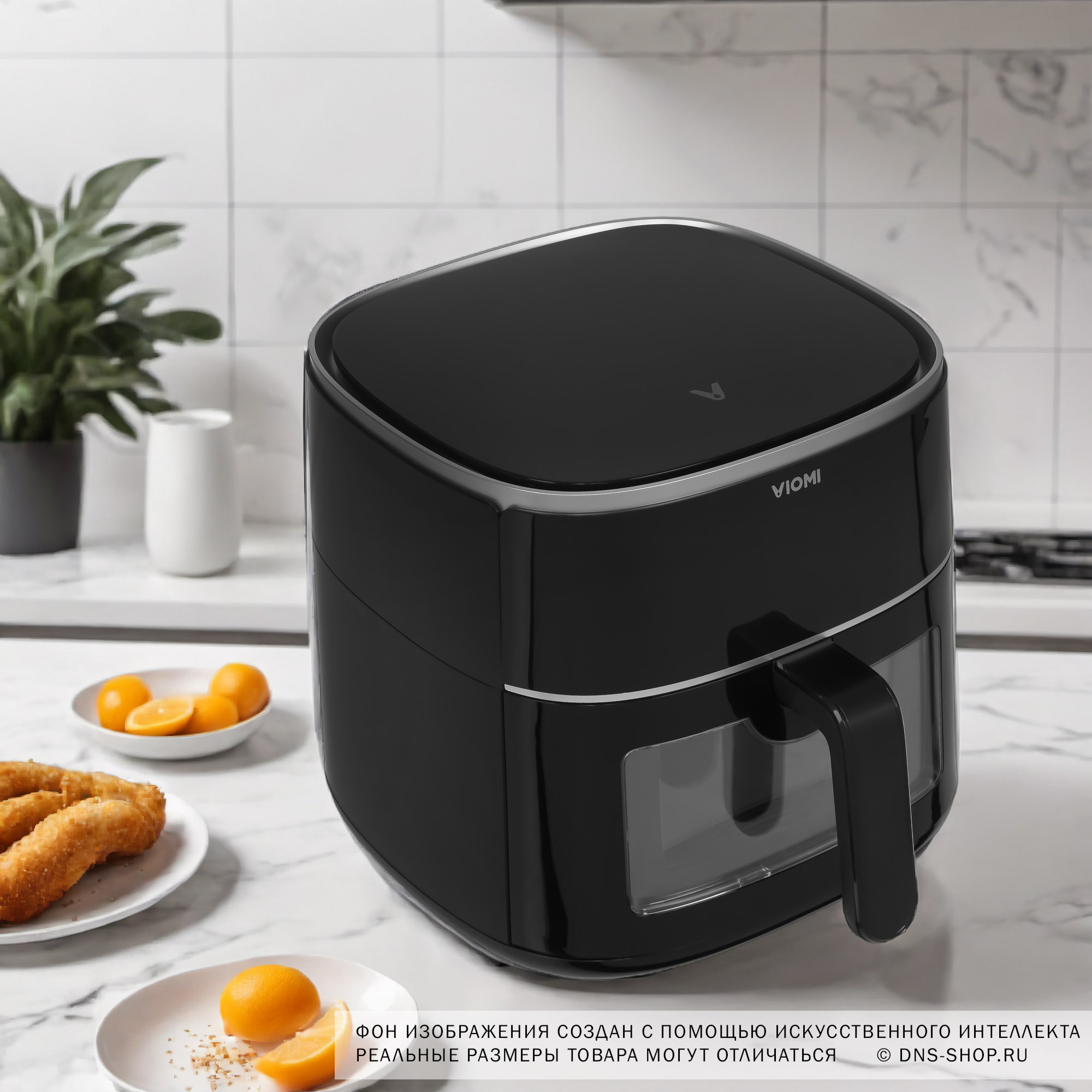 5439694 Аэрогриль Viomi Smart Air Fryer Pro 6L черный STDN-0101680 - Вид №8