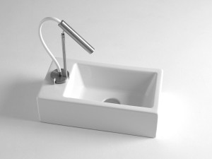 Керамическая прямоугольная столешница для мытья рук