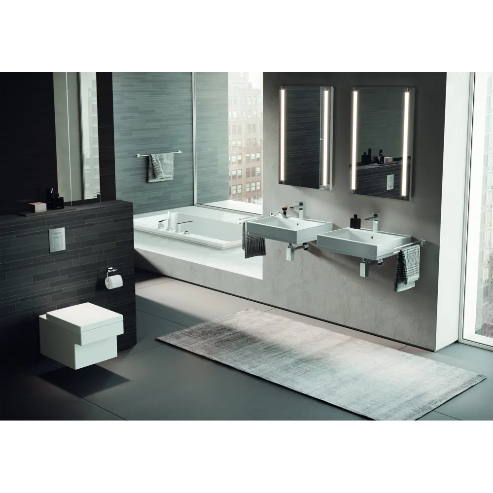 Набор аксессуаров для ванной Grohe Essentials Cube 3 предмета цвет хром 88280366 STLM-2028682 - Вид №5