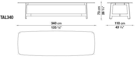 B&B Italia Прямоугольный мраморный стол sun-id-1499917 - Вид №2