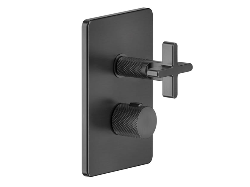 Хром латунь термостатический смеситель для душа Gessi гравированный ARCH-00069783