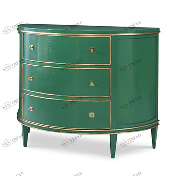 Тумбочка 17581-830-029 Orion Demilune Chest - Emerald Ambella 