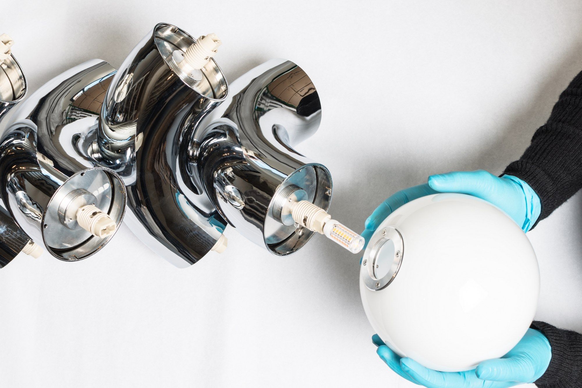 Подвесной светильник из стали и стекла A-N-D Vine ARCH-00146790 - Вид №16