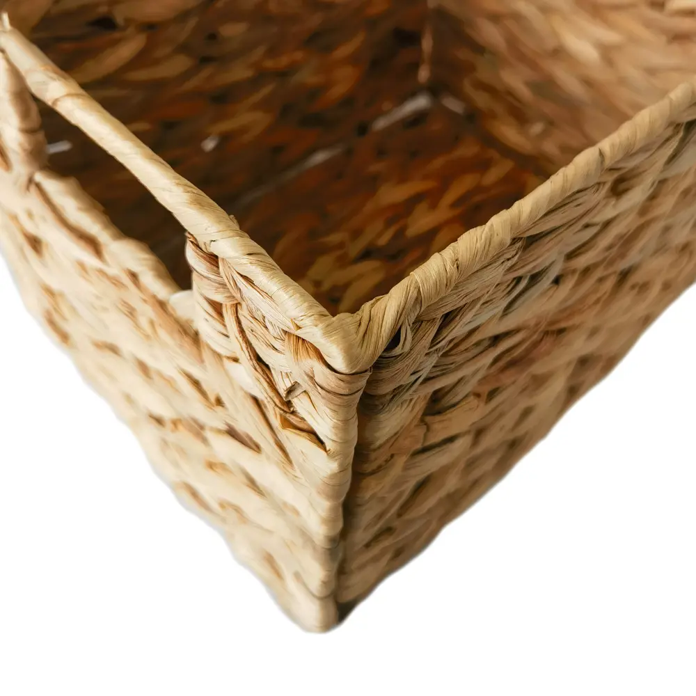 SPACEO Корзина для хранения из водяного гиацинта с текстильной подкладкой 89344361 Kub STLM-1484059 - Вид №3