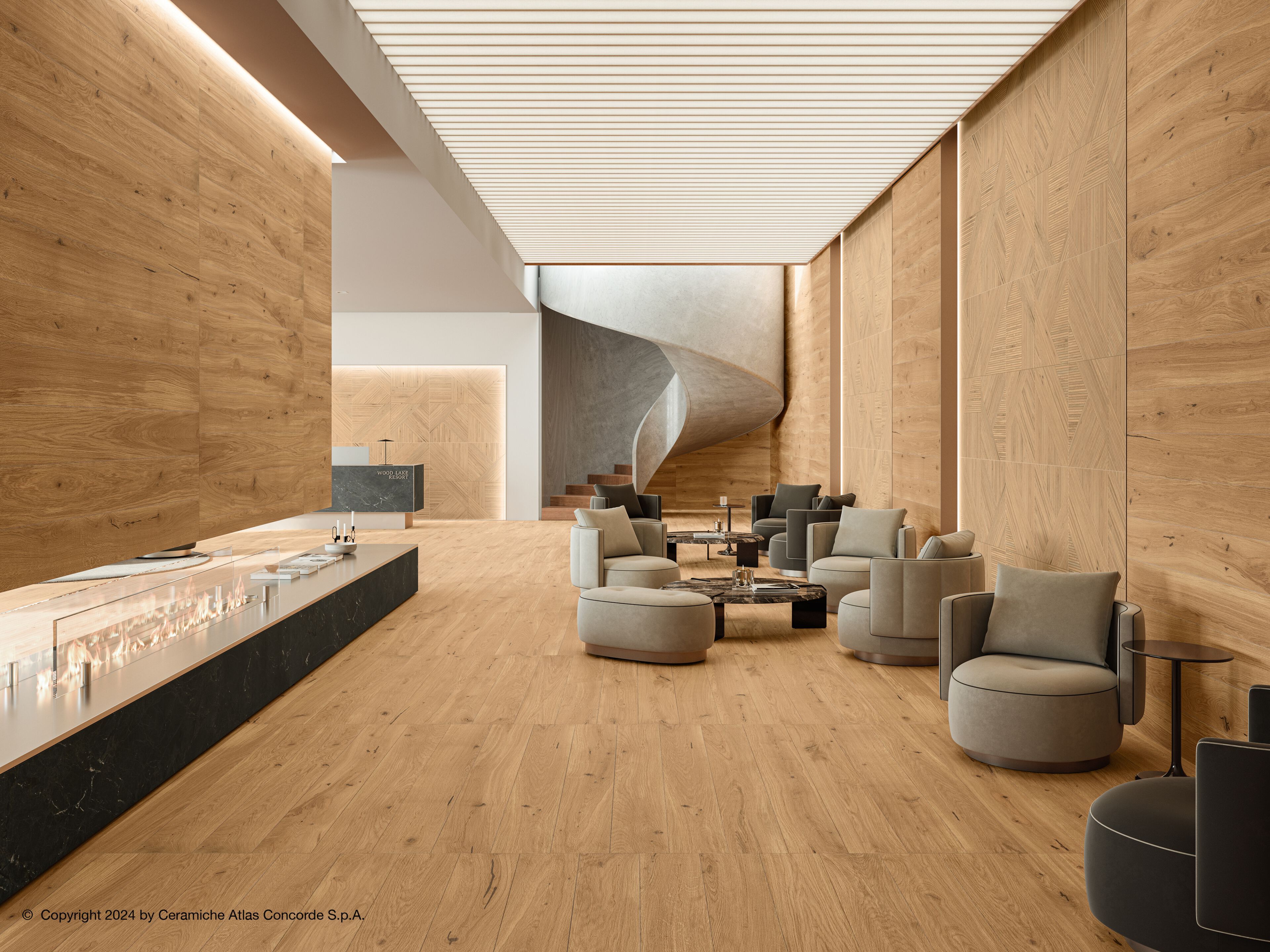 Керамогранит с эффектом дерева Atlas Concorde журнал ARCH-00052398 - Вид №11