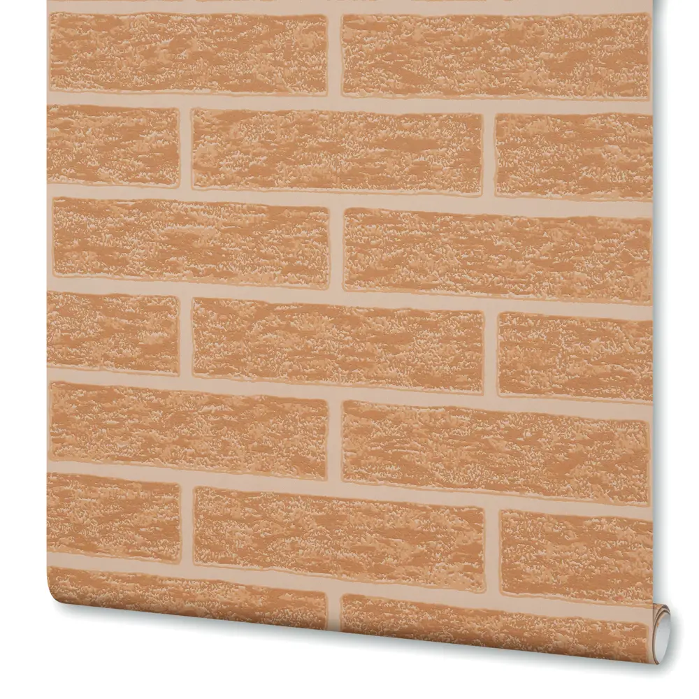 Обои виниловые Ateliero Brick коричневые 0.53 м 38335-07 82137966 STLM-2058713