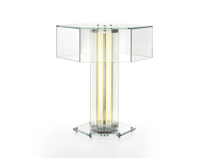 Стеклянная светодиодная настольная лампа