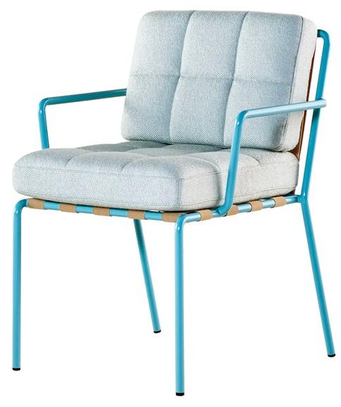 Tacchini Стул с обивкой и подлокотниками sun-id-1441875 - Вид №1