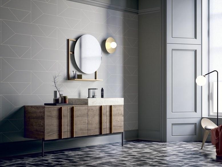 Birex Мебель для умывальника одинарная с дверцами Sidéro SIDERO180 - Вид №1