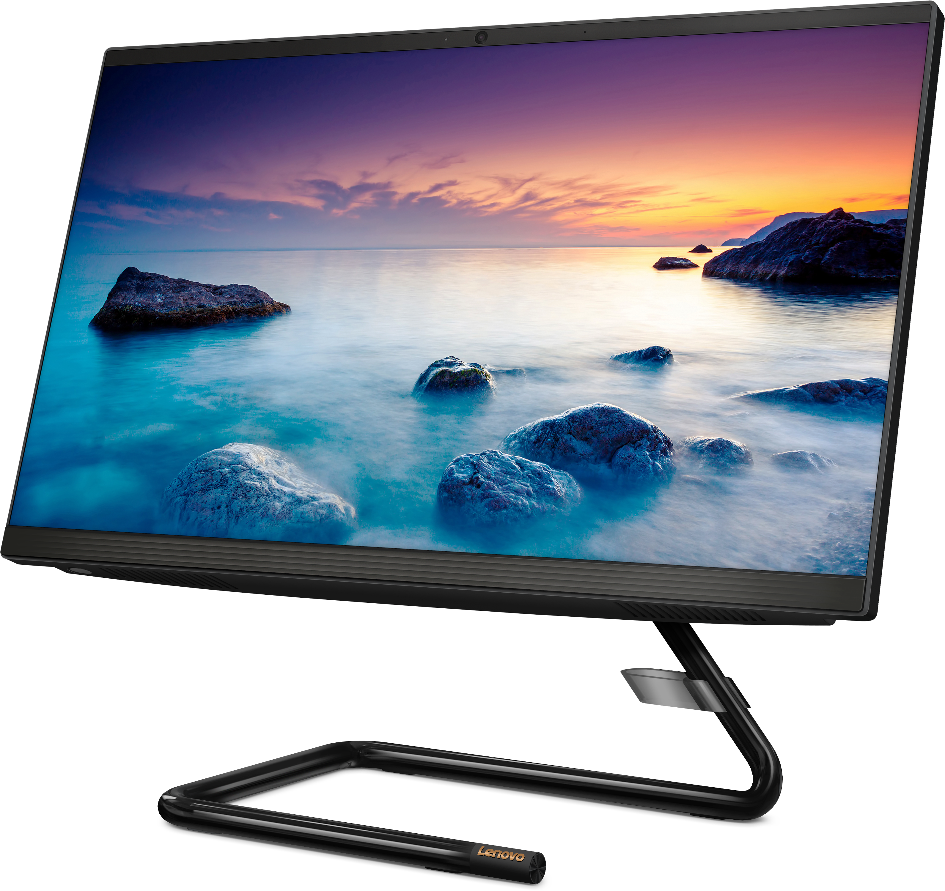 F0EX0002RK ideacentre aio 3 22ada05 21.5"(1920x1080)/amd ryzen 3 3250u(2.6ghz)/4096mb/1000gb/dvdrw/int:amd radeon/bt/wifi/war 1y/5.28kg/black/dos + клавиатура, мышь usb Lenovo Santreyd  - Вид №4