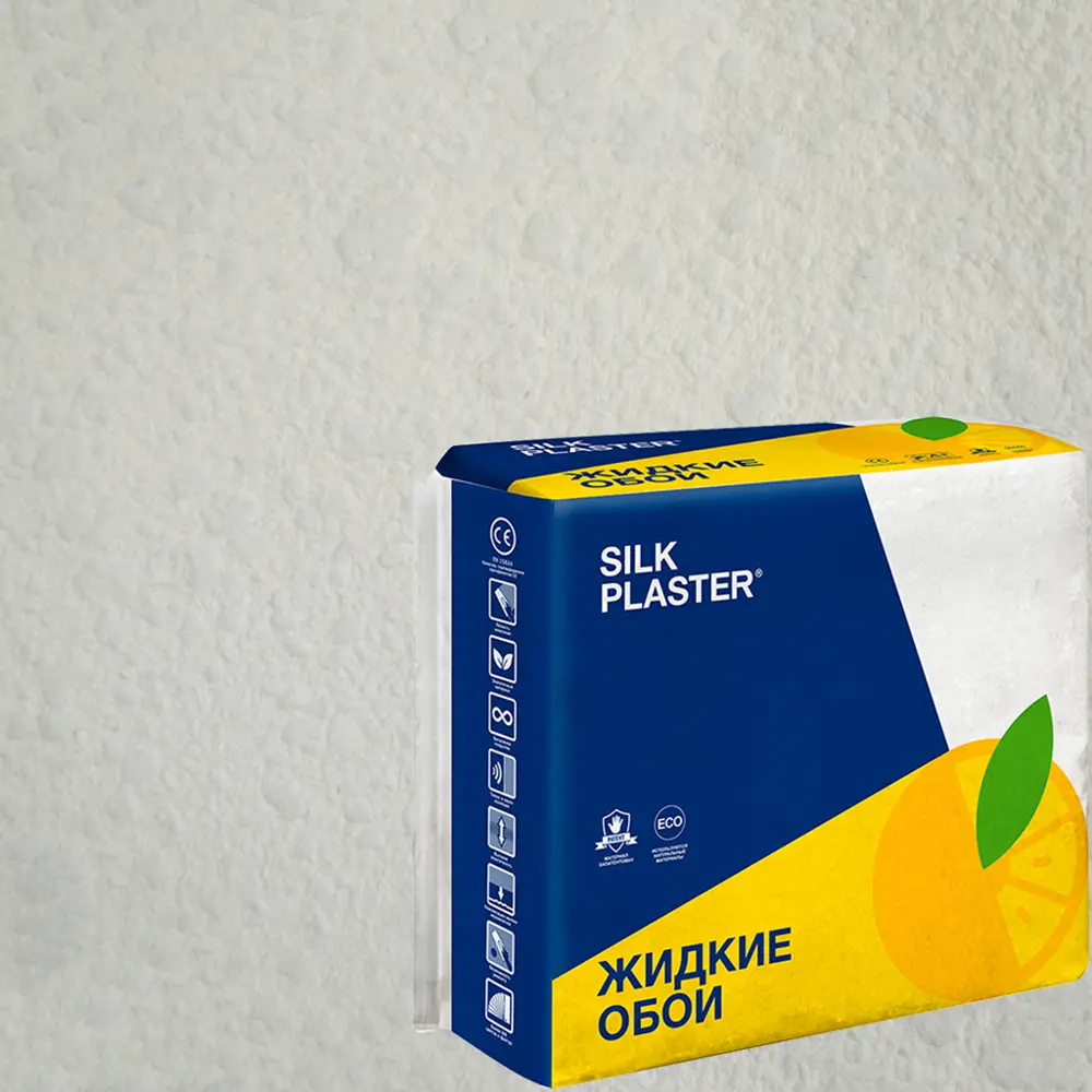 Жидкие обои Silk Plaster Absolute А201 0.74 кг цвет белый 82736063 STLM-2067101 