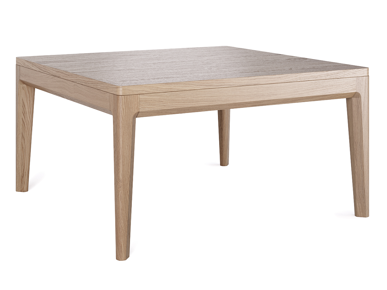 Журнальный столик квадратный 65 см осветленный дуб Case №1 THE IDEA  210084 Бежевый  - Вид №1