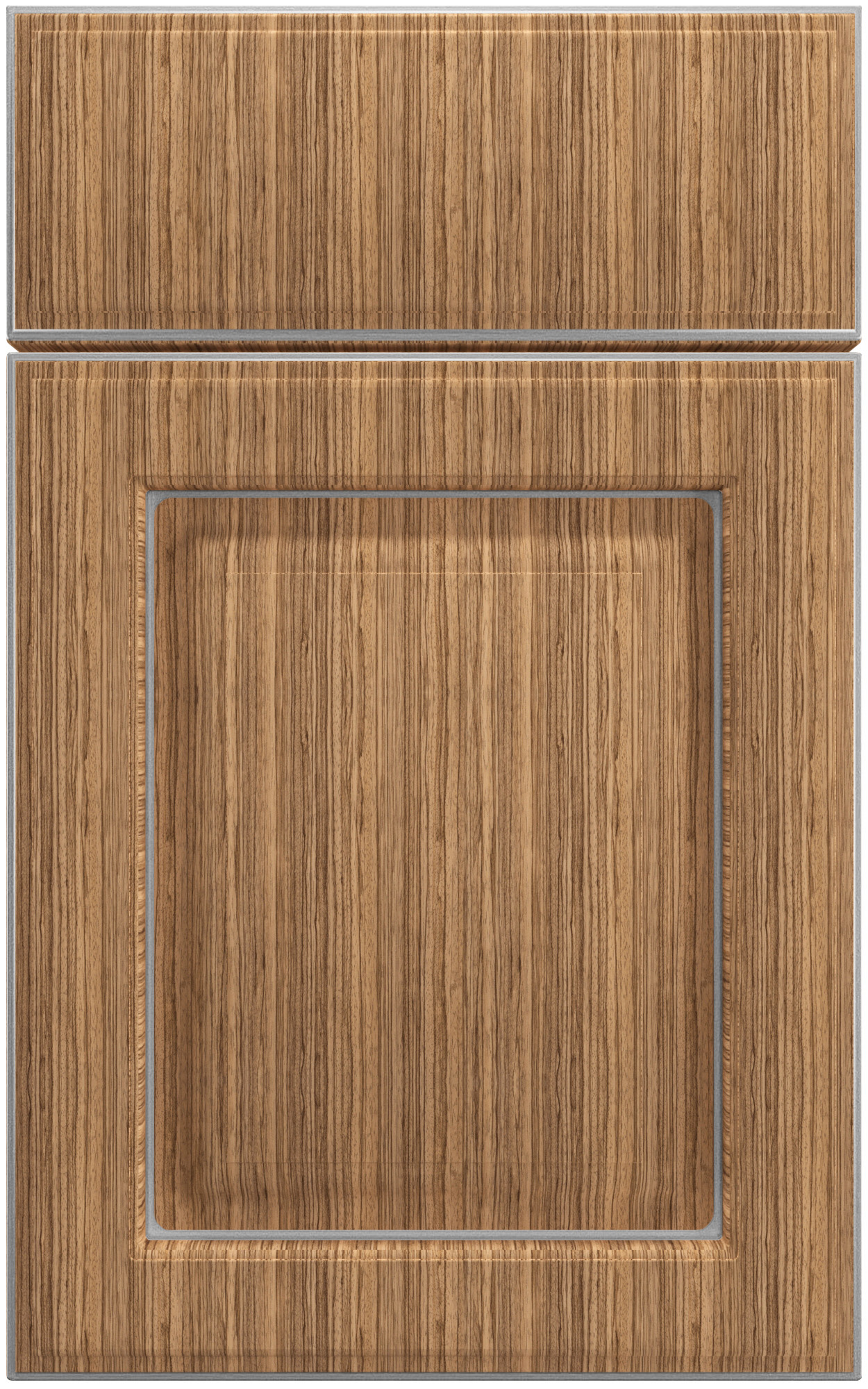 Фасады для кухни Патина Фрезеровка «Шеффилд» Зебрано светлое №125 SIST3394-7507 SIDAK