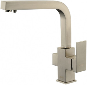 Смеситель ZorG Clean Water ZR 311 YF-satin для кухонной мойки, сталь