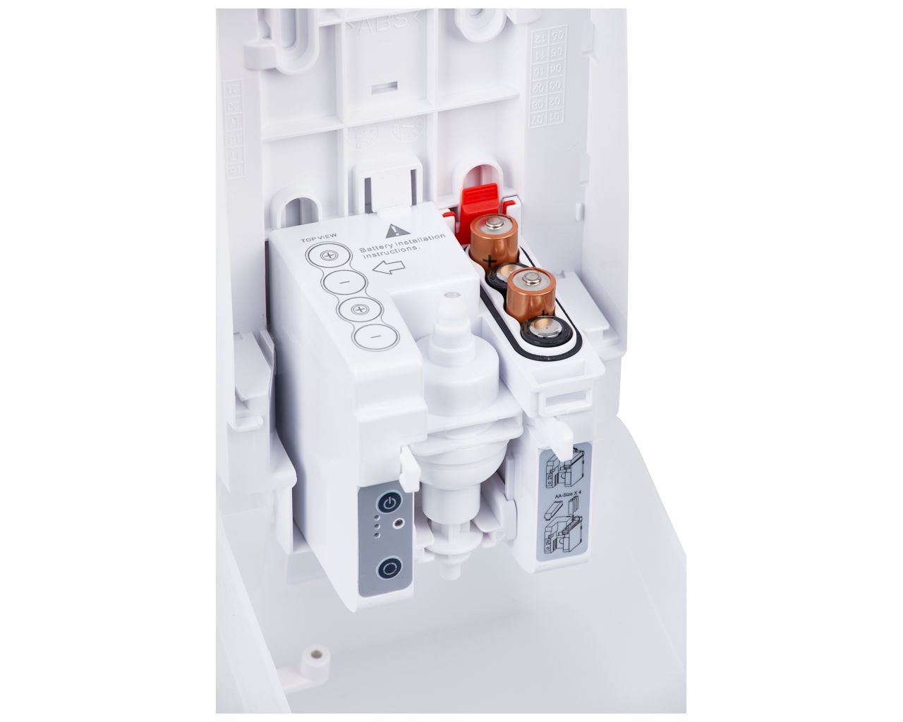 DHB202 Бесконтактный автоматический дозатор пенного мыла HARMONY для одноразовых картриджей 800 мл, пластик, прозрачный белый Merida  - Вид №5