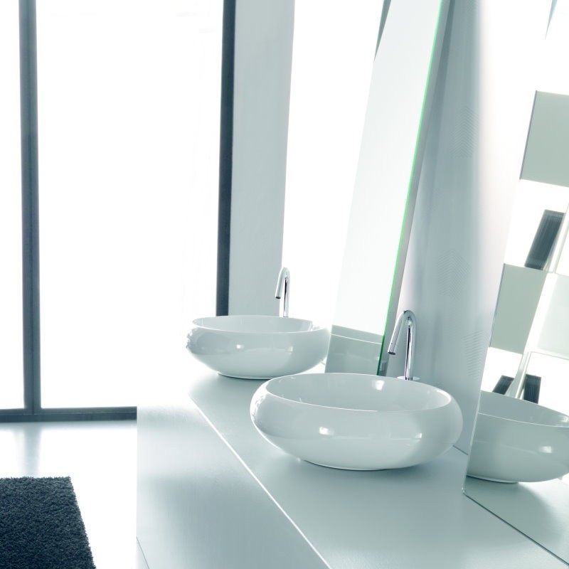 43429 Накладная раковина на столешницу  овальная Ceramica Hidra  - Вид №3