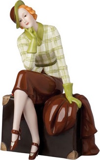 10635615 Goebel Скульптуpа "Мисс Челси"  BOULEVARD Фарфор 