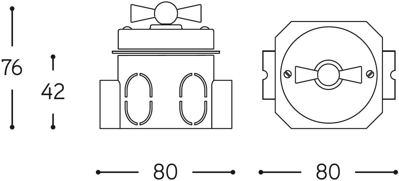 Aldo Bernardi Керамический переключатель Acquario sun-id-1376259 - Вид №2