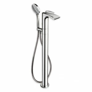 CRIBO190 Напольный смеситель для ванны, внешние детали для CRICS290 с гибким шлангом LONG LIFE и ручным душем с защитой от накипи - Freeflow Cristina Rubinetterie