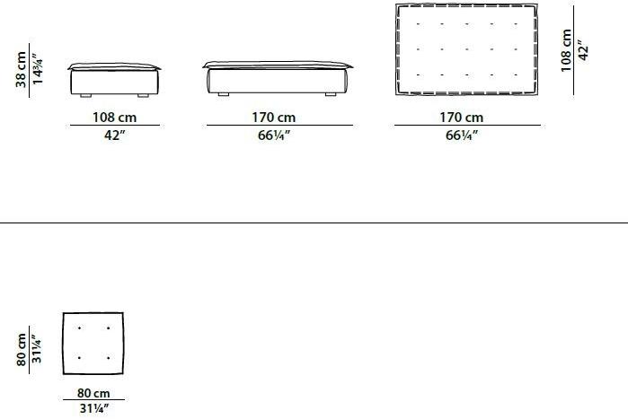 BAXTER Кожаный диван Miami sun-id-1384615 - Вид №15