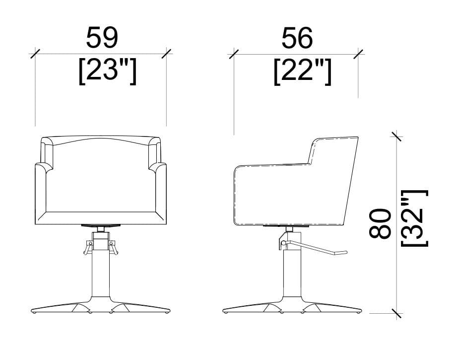 Парикмахерское кресло Gamma & Bross Gamma Store ARCH-00059374 - Вид №2