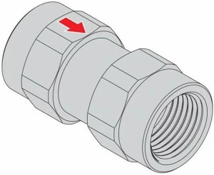 TECO Фитинг с внутренней / внутренней резьбой Firebag®