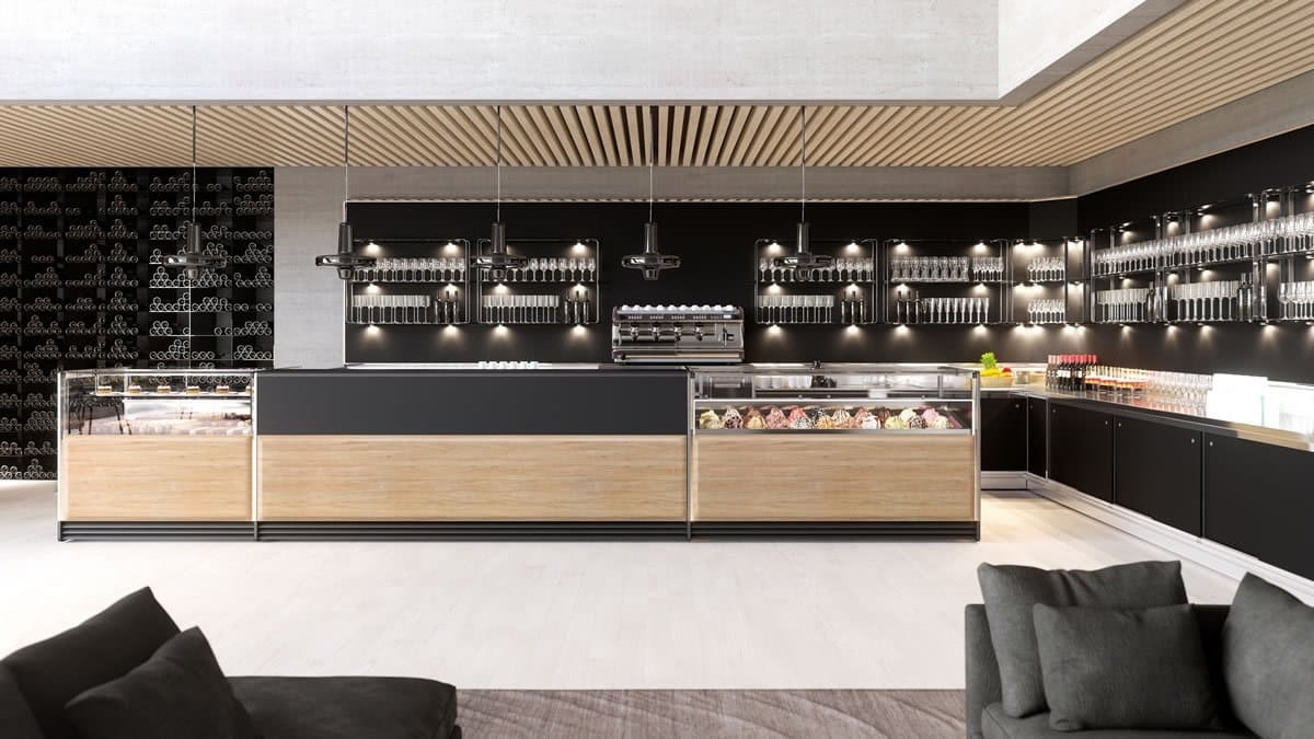 Деревянная барная стойка Frigomeccanica Next ARCH-00102318 - Вид №12