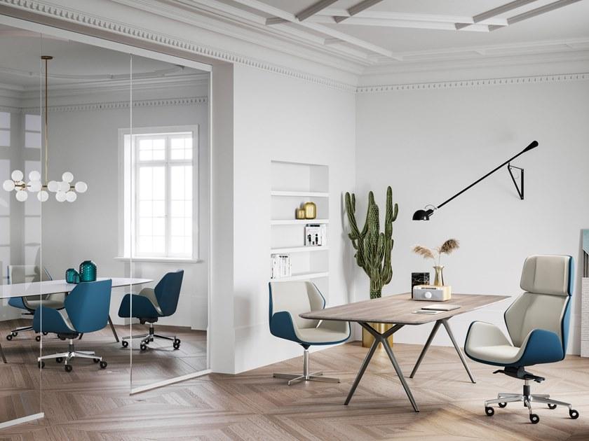 Arte & D Офисное кресло руководителя с 5 спицами на колесиках Haiku C 8060 og - Вид №3