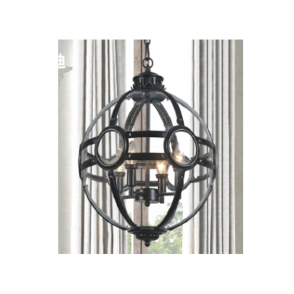 Подвесной светильник Hagerty 3 black от Delight Collection KG0516P-3 DELIGHT COLLECTION ДИЗАЙНЕРСКИЕ 243684 Прозрачный;черный  - Вид №1