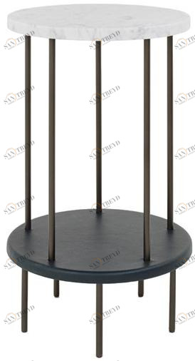 Wittmann Высокий мраморный стол sun-id-1469238