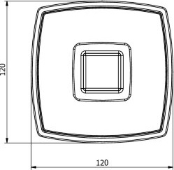 11317A Мыльница настольная цвет хром LANGBERGER VICO - Вид №2