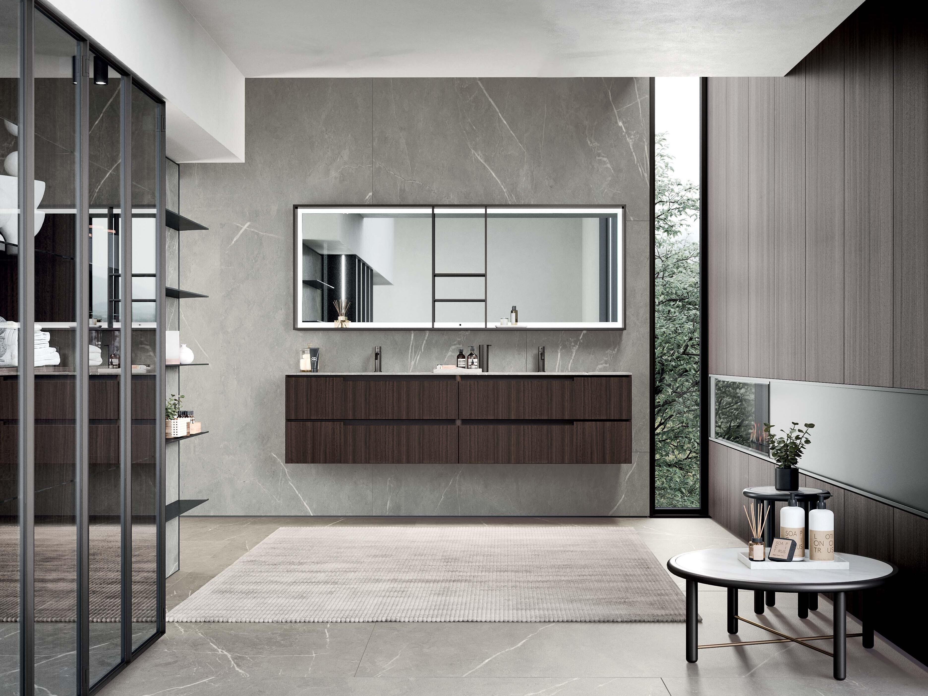 Полная мебель для ванной комнаты OASIS профиль ARCH-00130397