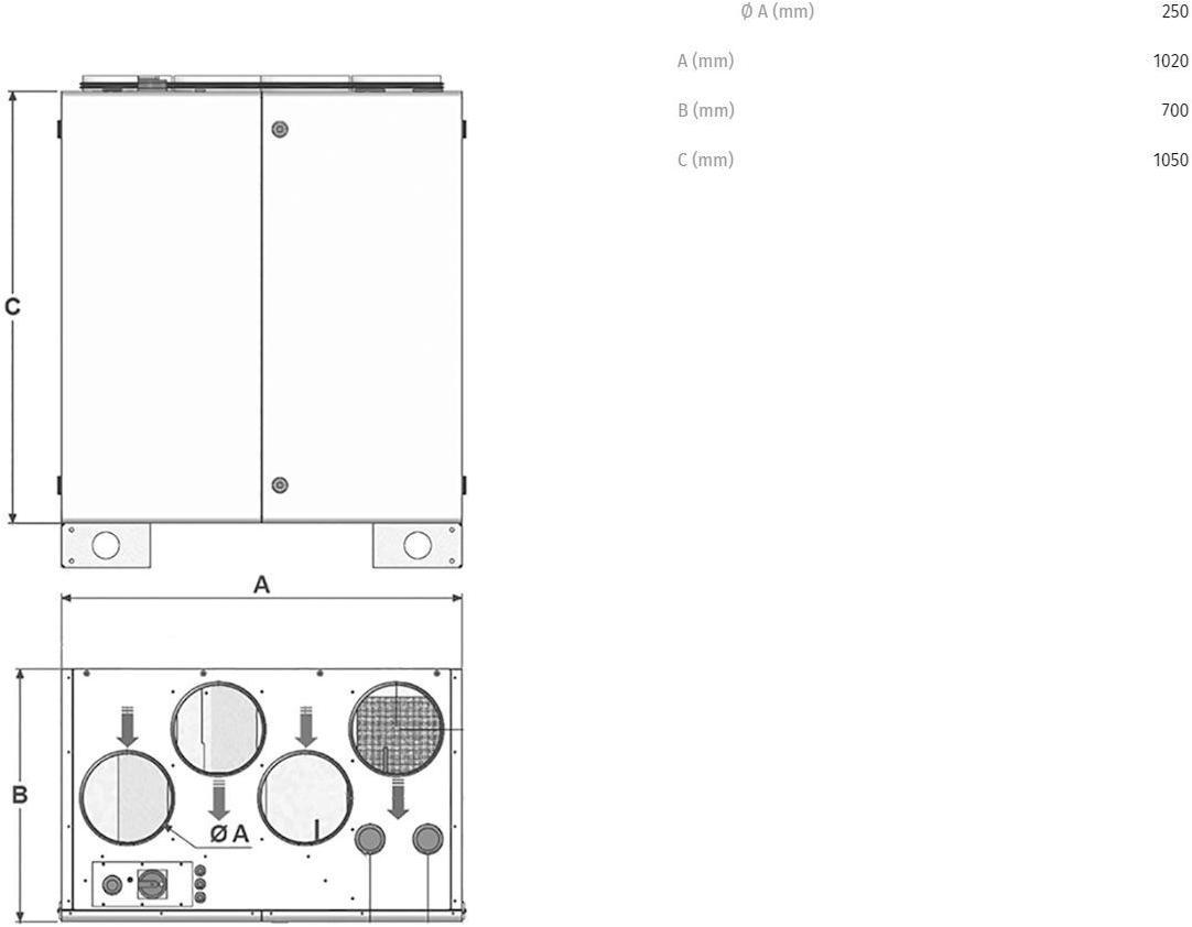 Vortice Рекуператор тепла промышленного назначения Vort nrg ecr 45400 - Вид №1